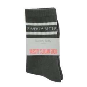 Sweaty Betty Varsity Slogan Socks Size 8-10